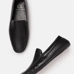 Carlton London Men Everyday Textured Loafers-image-70
