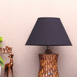 THE LIGHT STORE Brown Self-Design Bedside Standard Table Lamp-21