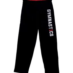 SWEET ANGEL Boys Black & White Solid Straight-Fit Track Pants-image-77