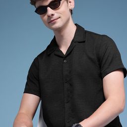 HERE&NOW Solid Casual Shirt-image-54