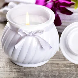Archies White Scented Candle With Jar-image-90