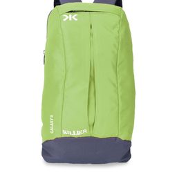 Killer Unisex Green & Grey Colourblocked Backpacks-3