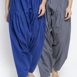 GRACIT Women Pack Of 2 Solid Salwars-picture-22
