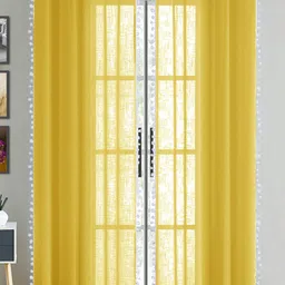 HOMEMONDE Solid Sheer Door Curtain-image-82