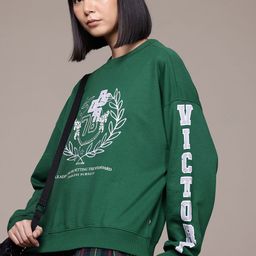 The Roadster Lifestyle Co. Printed Relaxed Fit Sweatshirt-image-45