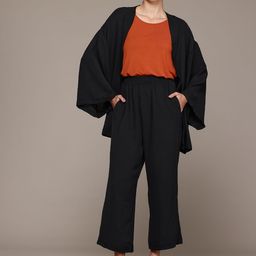 bebe Flared Sleeve Textured Co-Ords-picture-37