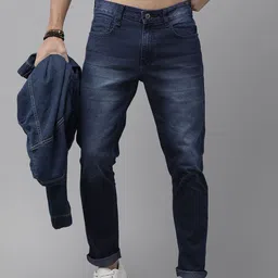 The Roadster Lifestyle Co. Men Slim Fit Light Fade Stretchable Jeans-picture-48