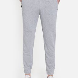 PROTEENS Men Solid Grey Straight Fit Joggers-image-47