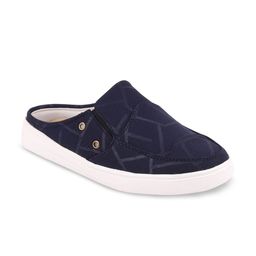FAUSTO Women Navy Blue Printed Slip-On Sneakers-image-32
