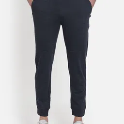 PROTEENS Men Navy Blue Solid Straight-Fit Joggers-image-8