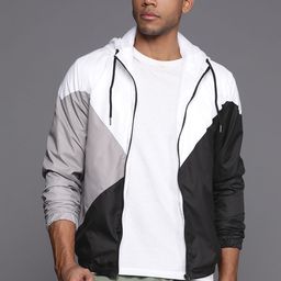 HRX by Hrithik Roshan Colourblocked Hooded Tailored Jacket-image-20