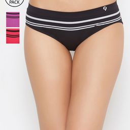 C9 AIRWEAR Women Pack Of 3 Assorted Basic Briefs P1117-image-79