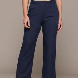 Ritu Kumar Women Relaxed Straight Leg Trousers-image-86