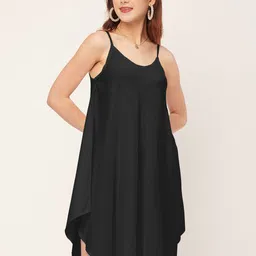 Moomaya Shoulder Straps A-Line Dress-49