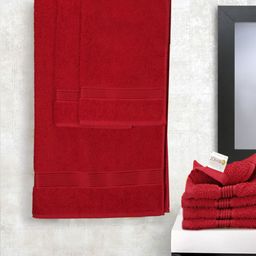 BIANCA Unisex Set Of 7 Solid 380 GSM Cotton Towels-58