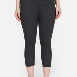 BODYCARE INSIDER Women Charcoal-Grey Solid Thermal Bottoms-15