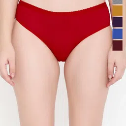 Feelings Pack Of 6 Assorted Cotton Hipster Briefs-picture-29
