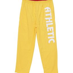 SWEET ANGEL Boys Yellow & White Solid Straight-Fit Track Pants-image-95