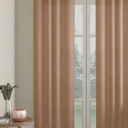 HOSTA HOMES Brown Geometric Door Curtain-image-42
