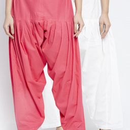 GRACIT Women Pack Of 2 Solid Gajri Salwars-picture-11
