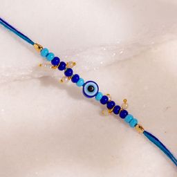 Voylla Timeless Evil Eye Beaded Thread Rakhi-image-52