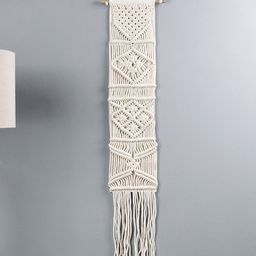 The Decor Mart Off White Natural Bohemian Macrame Wall Hanging-image-28