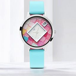Fastrack Women Multicoloured Leather Analogue Watch 6210SL01-54