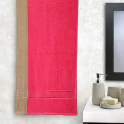 BIANCA Set Of 2 Solid Super Absorbent 380 GSM Cotton Bath Towels-22