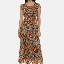Souchii Women Assorted Printed Fit and Flare Kurta Dress-image-41
