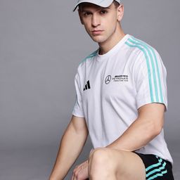 ADIDAS Typography Mercedes AMG Petronas Printed T-shirt-image-69