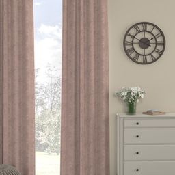 ROSARA HOME Peach-Coloured Single Long Door Curtain-5
