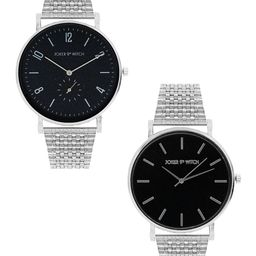 JOKER & WITCH Unisex Black Holly and Gerry Couple Watches JWCW23-image-2