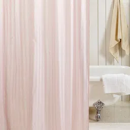 OBSESSIONS Pink Solid Hilton Shower Curtain-picture-35