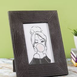 The Decor Mart Brown Textured Vintage Photo Frame-30