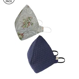VASTRAMAY Adults Pack of 2 Reusable 4-Layers Cloth Masks-image-55
