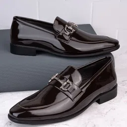 House of Pataudi Men Slip-On Formal Loafers-image-115