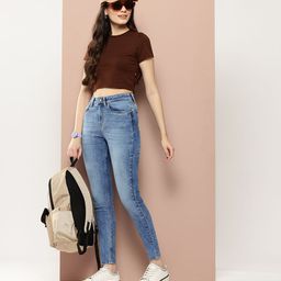 Harvard Women Skinny Fit High-Rise Heavy Fade Stretchable Jeans-image-29