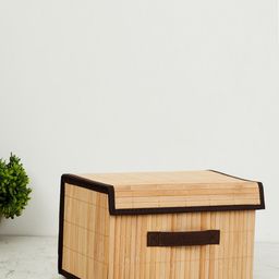 Home Centre Brown Laundry Storage Basket-21