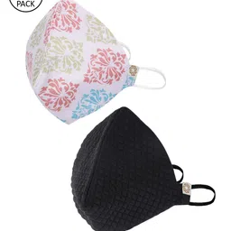 VASTRAMAY Adults Pack of 2 Reusable 4-Layers Cloth Masks-image-56