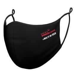 HEIQ VIROBLOCK Unisex Black Solid 4-Ply Reusable Cloth Mask-image-23