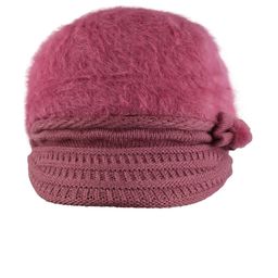 iSWEVEN Unisex Pink Solid Woven Expandable Visor Cap-44
