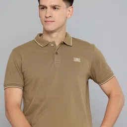 Flying Machine Solid Polo Collar T-shirt-picture-40