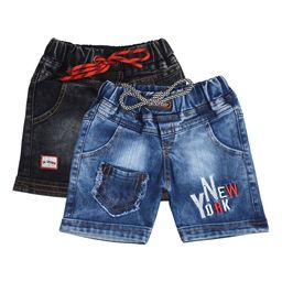 BAESD Boys Typography Denim Shorts-51
