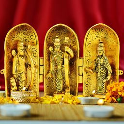 Archies Unisex Gold-Toned Ram Darbar Gift Set-image-13
