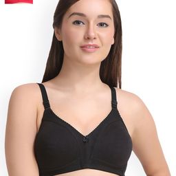 Leading Lady Pack of 2 Full Coverage T-shirt Bras LLCONCENT-2-BLK-RN-picture-20