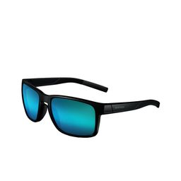 Quechua By Decathlon Unisex Blue Polarised & UV Protected Browline Hiking Sunglasses MH530-17