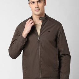 Peter England Casuals Men Brown Tailored Jacket-image-32