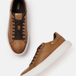 Geox Men Moisture Wicking Leather Sneakers-6