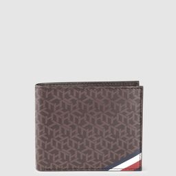 Tommy Hilfiger Men Brown Floral Printed Cut Work Leather Two Fold Wallet-image-36