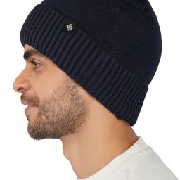 iSWEVEN Unisex Blue Beanie-image-8